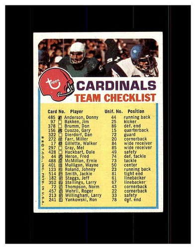 1973 TOPPS FOOTBALL YOU PICK FINISH OR UPGRADE YOUR SET HIGHER GRADE SET BREAK - Picture 424 of 457