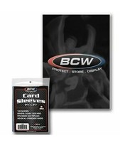 100 BCW Soft PENNY CARD SLEEVES NEW No PVC Sports Trading Hockey Baseball NFL