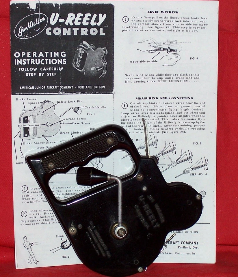 Hojas de instrucciones U-REELY 2 juegos diferentes para manijas Jim Walker Old Time UC  Foto 3 de 4