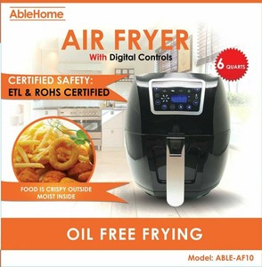 Electric-Air-Fryer-6-Qt-1700W-Digital-Timer-Temp-Control-8-Presets-Oil-less