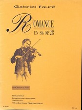 Faure Romance in B flat opus 28 for violin and piano.
