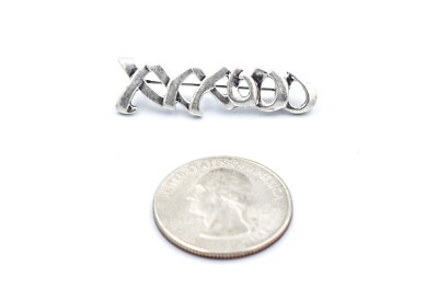Tiffany & Co. Paloma Picasso Sterling XO Love & Kisses Pin Brooch