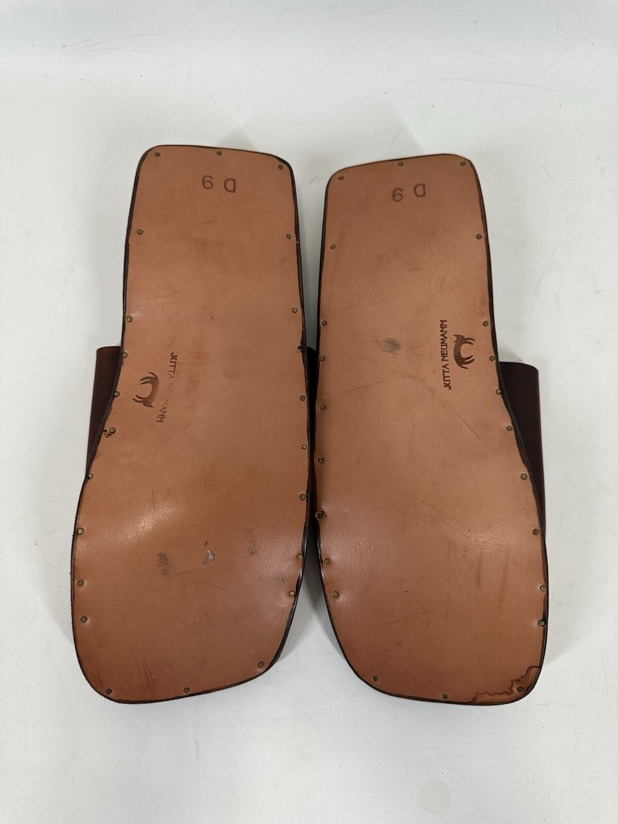 Jutta Neumann D９ JUTTA NEUMANN Leather Sandals/ Brown/ Size: D9 | eBay
