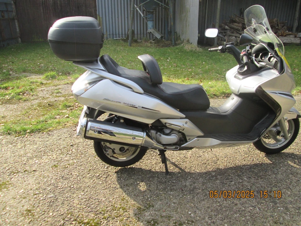 honda silverwing 600 wie neu ABS mit Rückenlehne Verstellbare Scheibe - Bild 2 von 4