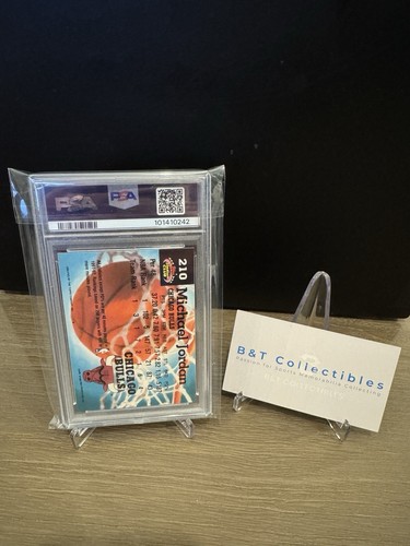 1992 Stadium Club #210 Michael Jordan PSA 8 NM-MT Chicago Bulls HOF GOAT 🔥🔥 - Picture 2 of 4