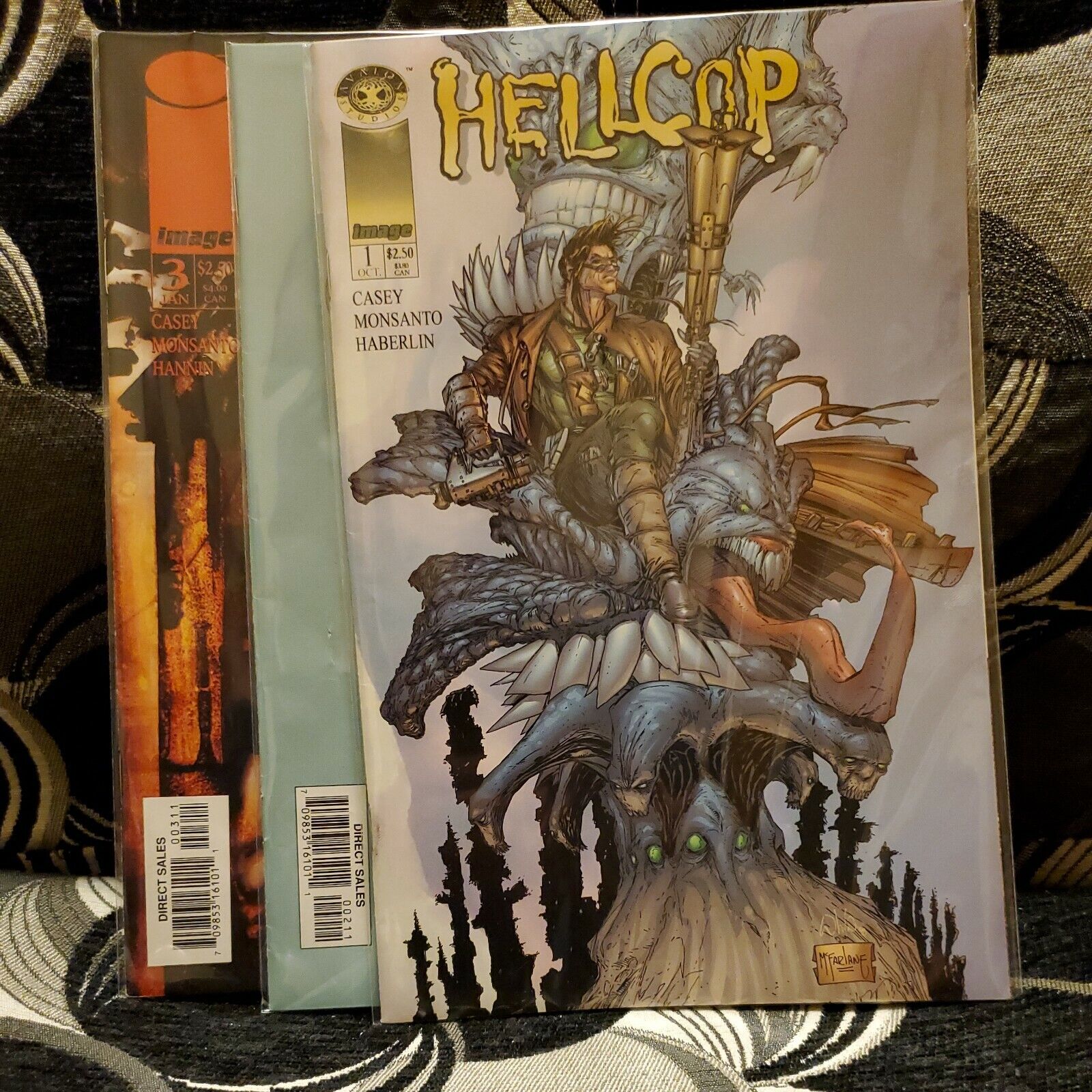 D189 - Comic Books: Hellcop. First 3 Issues. Imagine Comics 