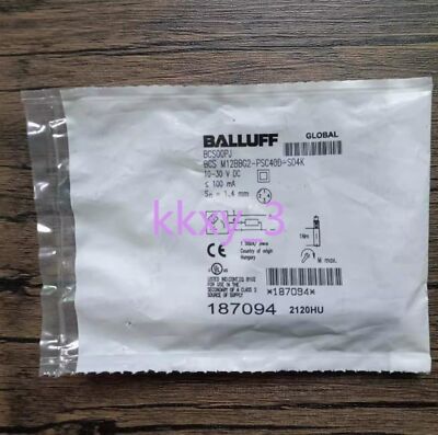 1 PCS NEW BALLUFF Proximity switch BCS M12BBG2-PSC40D-S04K BCS00PJ