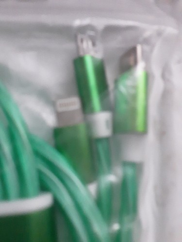 3 in 1 LED Fast Charging Cable Adapter For iPhone Micro USB Type C Charger Cord - Picture 4 of 4