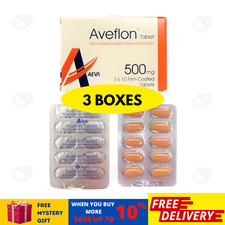 3 Boxes Aveflon 500mg 30's Treatment of Hemorrhoids/Piles - FREE SHIPPING