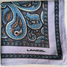 HANDKERCHIEF PAISLEY PATTERNED COTTON 17" MEN POCKET SQUARE HANKY