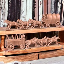 13.5mm Epic Scale American Civil War Supply Wagons X2 Wargames Collectors