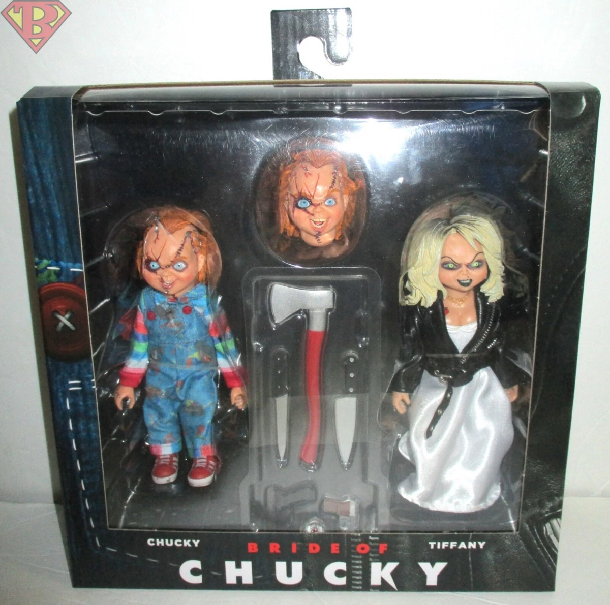 Bonecos Filme A Noiva de Chucky Tiffany e Chuky Neca - Mister Braga  Colecionáveis - Miniaturas para Coleções