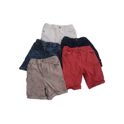  Shorts For Little Boys Size For 3-4 Year Old Lot Of 5