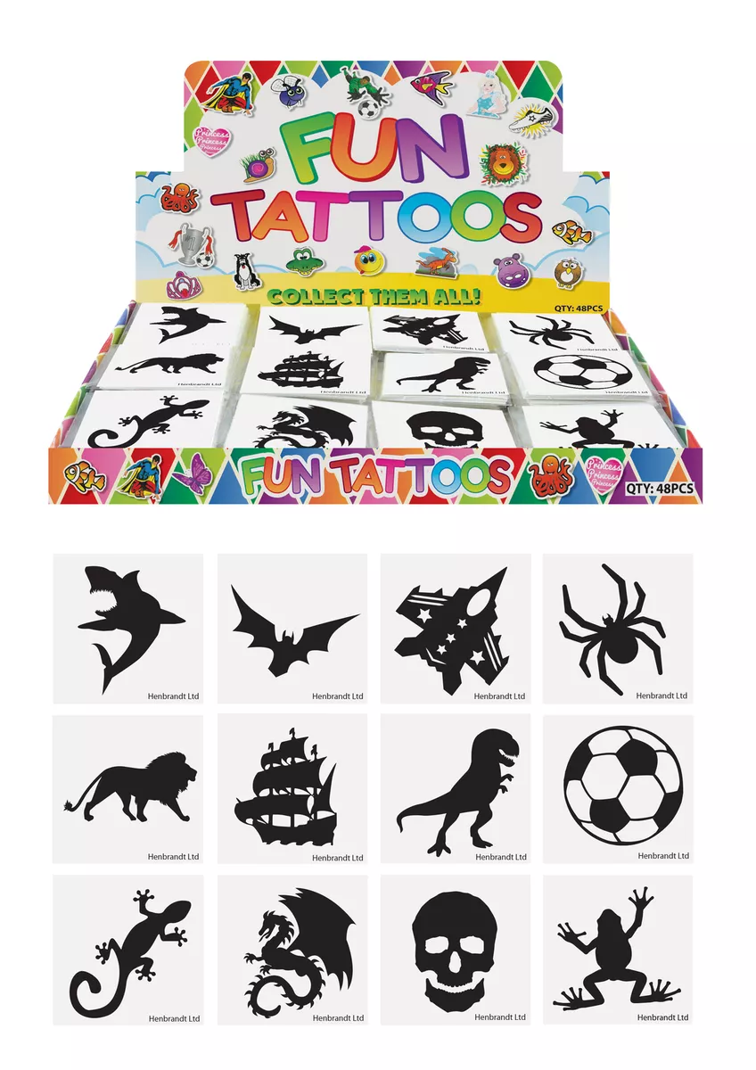 12 Lord Rings Tribe Temporary Tattoos Video Game Party Favors Boys