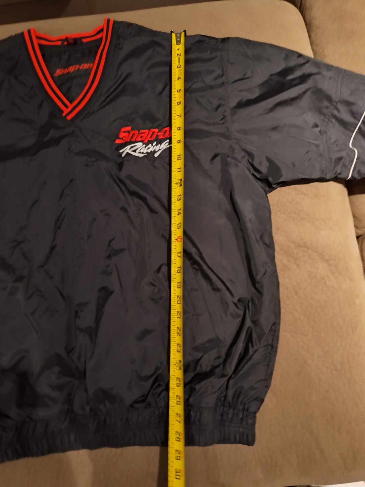 Snap-On Tools Windbreaker Pullover Jacket Men's S… - image 9