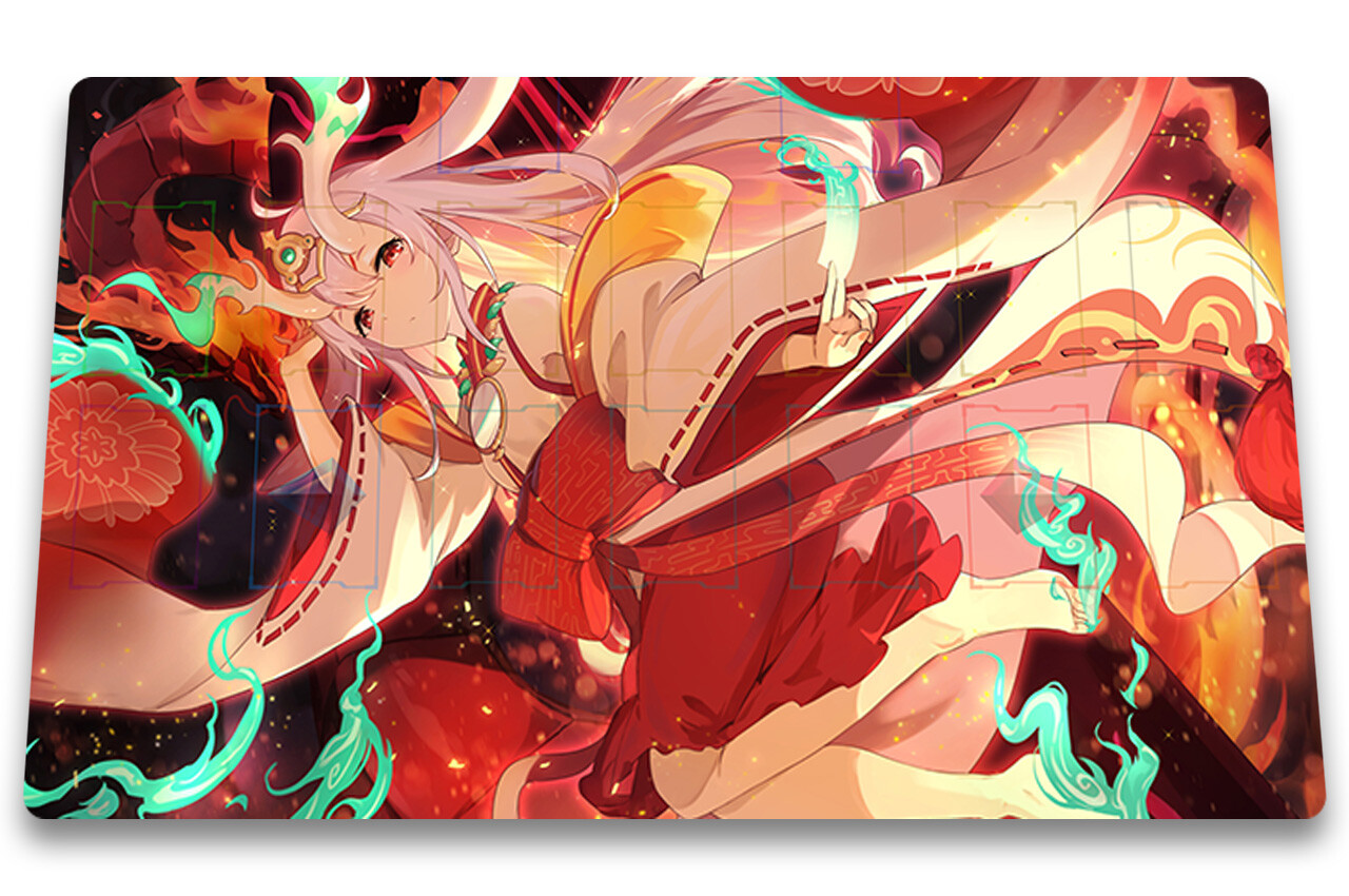 YuGiOh Mat Kurikara Divincarnate Trading Card Game CCG Duel OCG Playmat