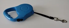 ~ PET Inc BLUE RETRACTABLE DOG LEASH ~ 16.5 Ft ~ Maximum Tension 40 Pounds ~