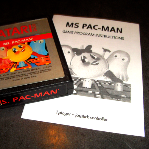 Jeu Pac-Man + Notice – Atari 2600 (état Correct)