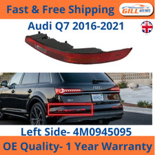 LH Left Rear Tail Bumper Reflector Light Brake Fog Lamp For Audi Q7 2016-2021 UK