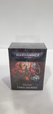 Warhammer 40.000 Chaos Daemons: Datacards (Englisch) UR