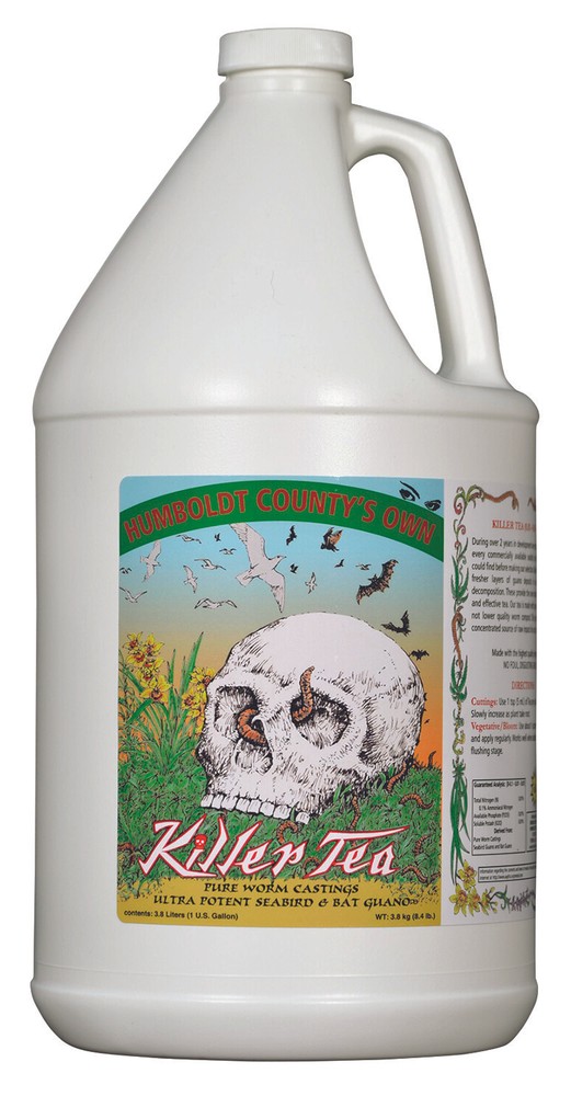 Emerald Triangle Killer Tea - Pure Worm Castings, Potent Seabird Guano - plant