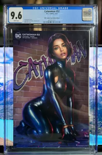 CATWOMAN #52 CGC 9.6 WILL JACK WONDERCON EXCLUSIVE VIRGIN VARIANT-B BATMAN RARE!