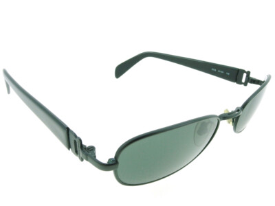 Salvatore Ferragamo sunglasses oval plastic ?~ Black 