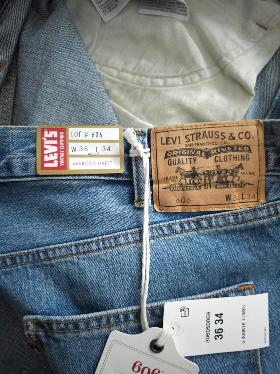 NWT LVC Levi's Vintage Clothing 1969 606 W36L34 Big E Cone NWT LVC Levi's Vintage Clothing 1969 606 W36L34 Big E Cone