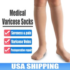 3 Pares Medias Calcetines De Compresion Para Hombres Y Mujeres Best 20-30 Mmhg