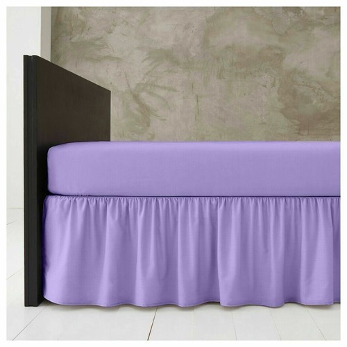 BASE Valance Sheet Under Mattress Platform Plain Poly Cotton Bed Linen 16" Frill - Picture 7 of 22
