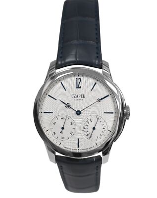 Czapek & Cie Quai Des Bergues 18K White Gold Double Barrel Manual Limited # 1