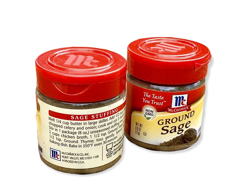 McCormick Ground Sage - 0.6 Oz Container Of Premium Dried Sage