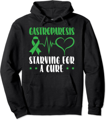 Gastroparesis Starving For A Cure Awareness Unisex Hooded Sweatshirt