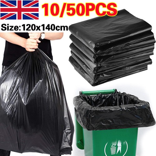 Extra Large Heavy Duty Rubbish Bags Garden Garbage Wheelie Bin Liners