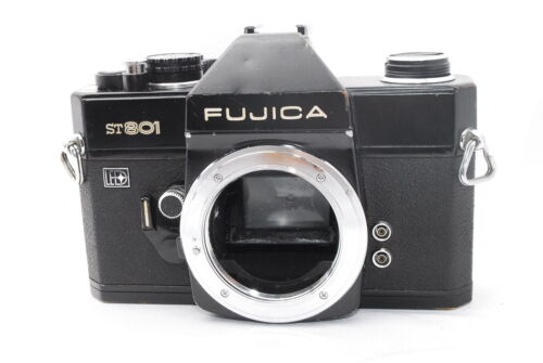 (7598) Fujica ST801 35mm Lustrzanka Film Aparat Czarny korpus z JAPONII *CZYTAJ* - Zdjęcie 1 z 13