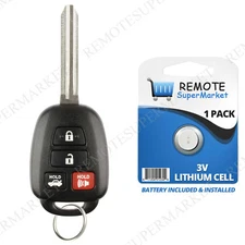 Replacement for Toyota 2014-2016 Camry Corolla Keyless Entry Remote Car Key Fob