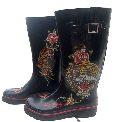 Ed Hardy Rain Boots for Women for sale | eBay Ed hardy rain boots main image 2