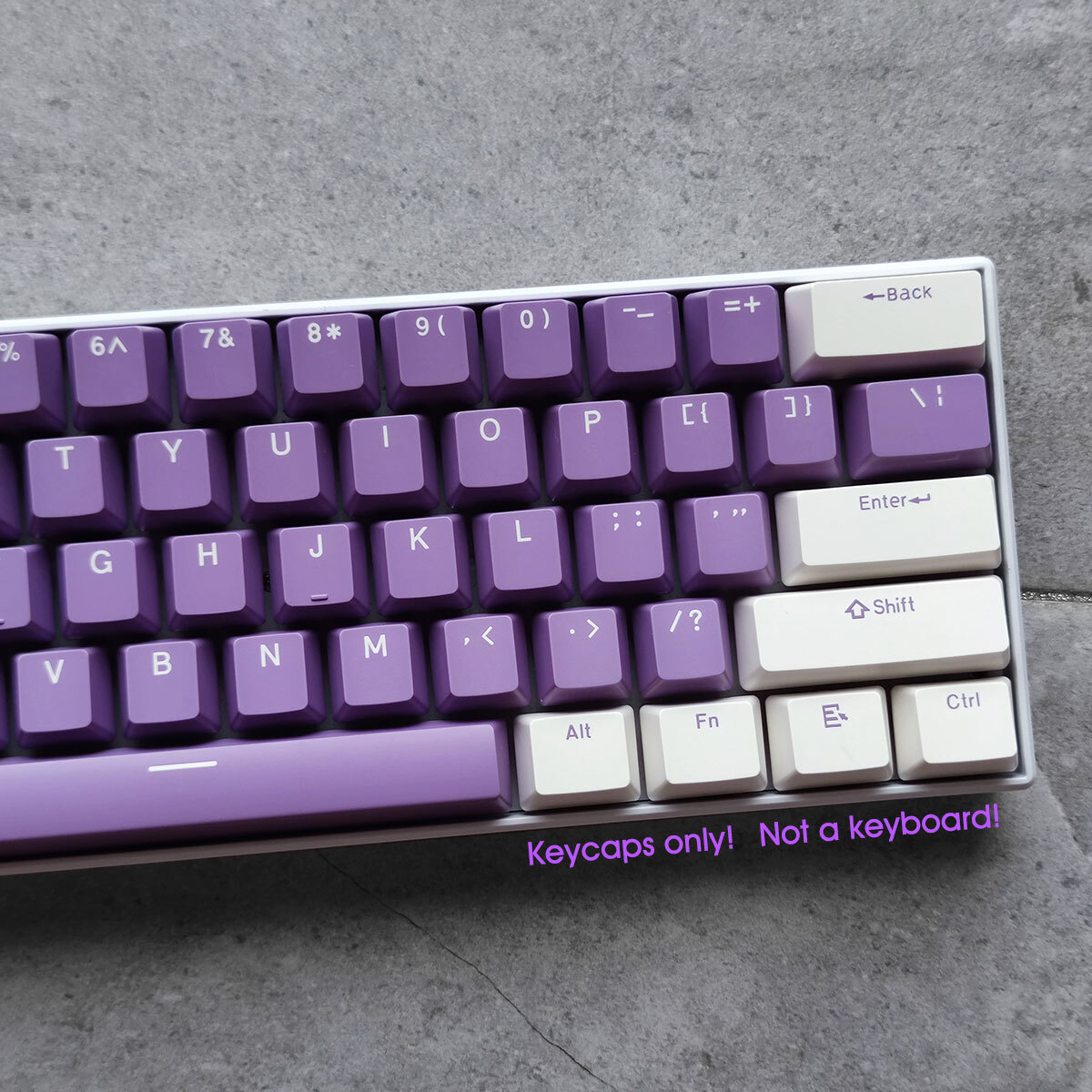 Double Shot PBT Keycaps Set OEM For 61/87/104 TKL Cherry MX