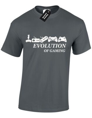 GAMING EVOLUTION HERREN T-SHIRT RETRO CONTROLLER VIDEOSPIEL TOP