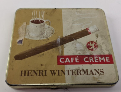 Henri Wintermans Cafe Creme 20 Cigarillos Empty Tin