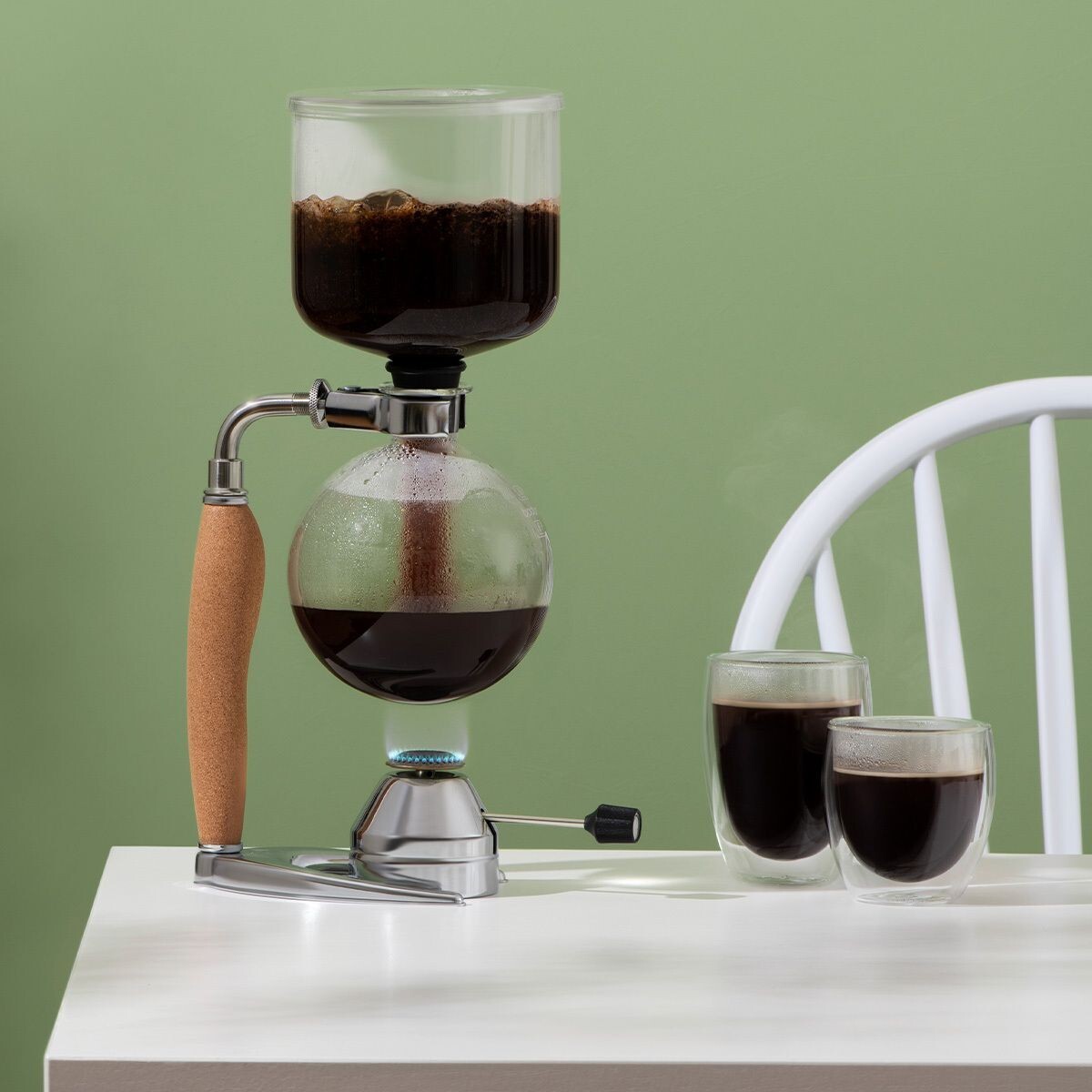 Bodum K11862-109 MOCCA Vacuum Coffee Maker, 1.0l, 34oz + Gas