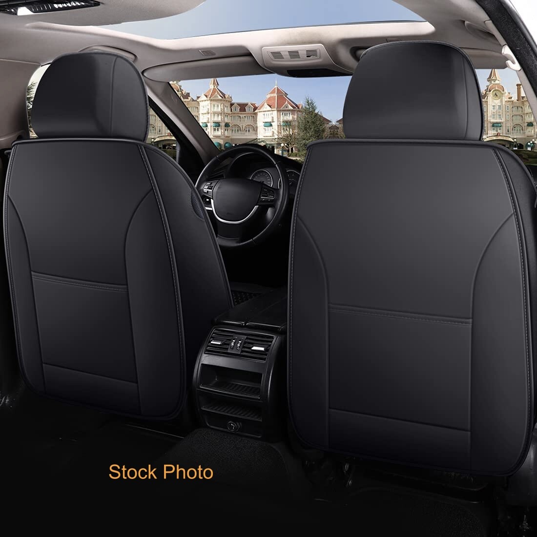 Fashion Jushi Car Seat Cover 5Seats Universal Fit (BlackPink) eBay