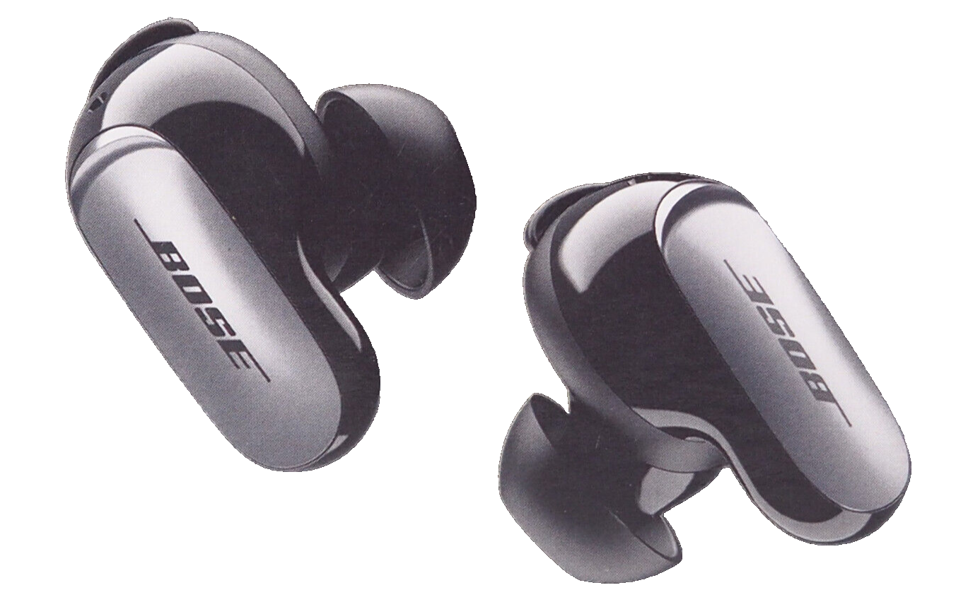 Bose QuietComfort Wireless Noise Cancelling Earbuds - Black 882826-0010 NEW SEAL-image
