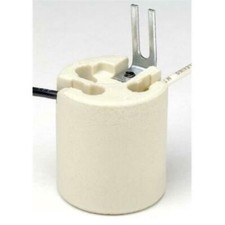 LEVITON PORCELAIN SOCKET Slip Bracket LAMP HOLDER Keyless 660W 250V NEW 8052