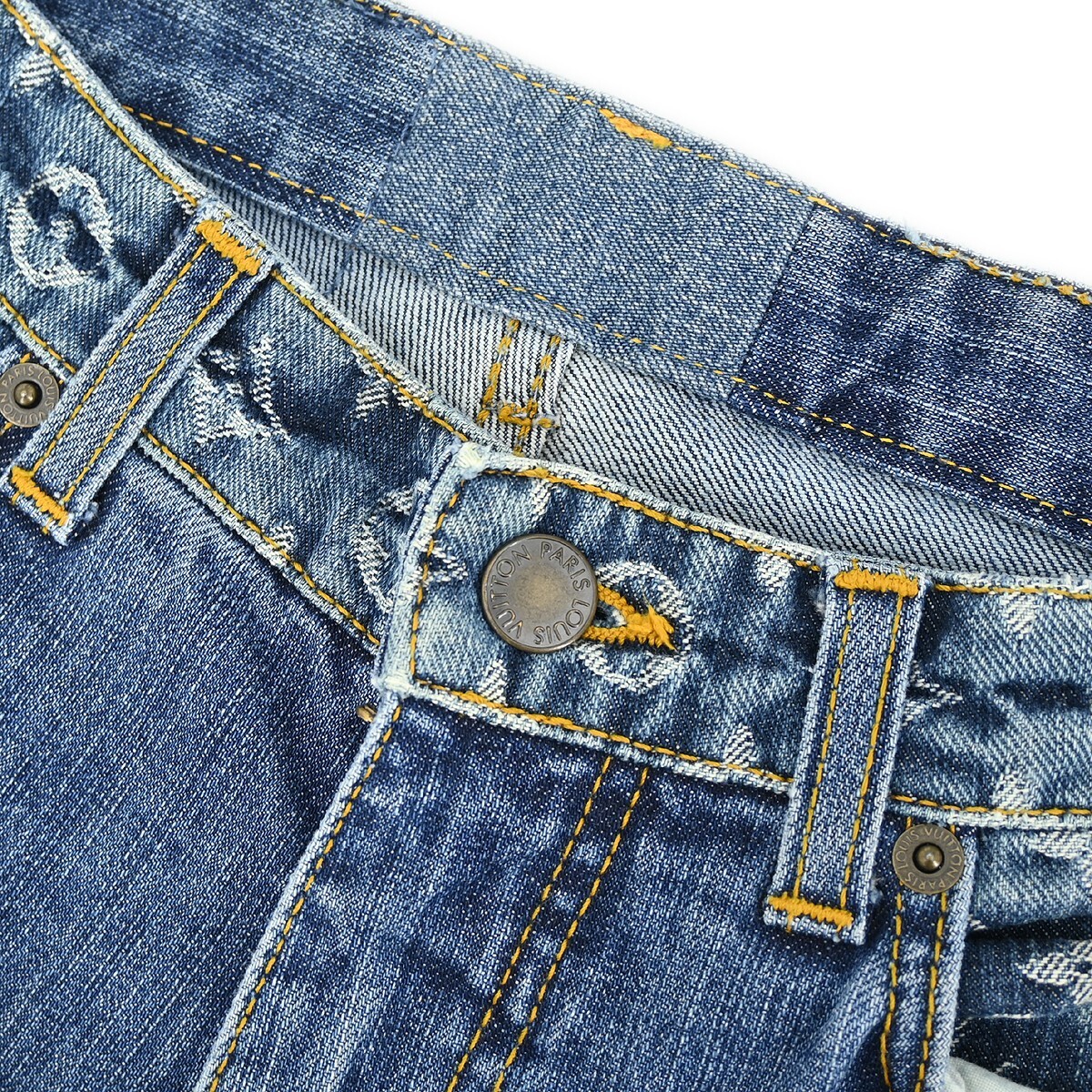 Louis Vuitton Monogram Denim Long Pants Indigo RW062W