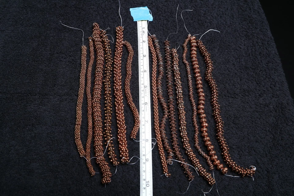 1557.5 grams of Pure Unique Indian Copper Bead Strands, Many Styles & Sizes - Image 3 of 3