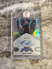 2025 Panini Crusade - Jace Jung #CS-JJG Silver Prizm Auto /99 Detroit Tigers 🐅