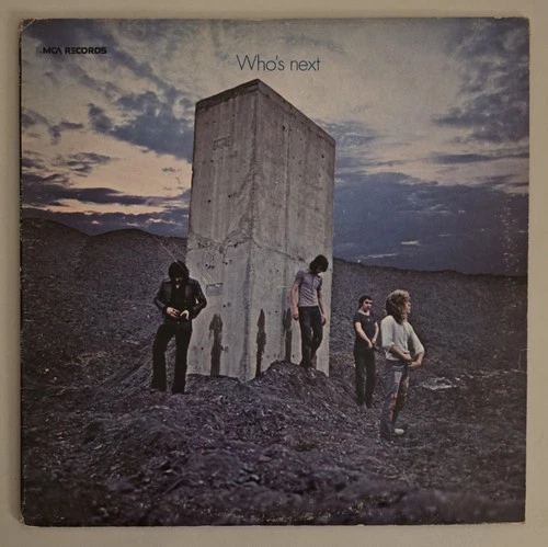 The Who  Who's Next  Vintage Vinyl LP Record VG+ W/ Insert  MCA Rainbow Label