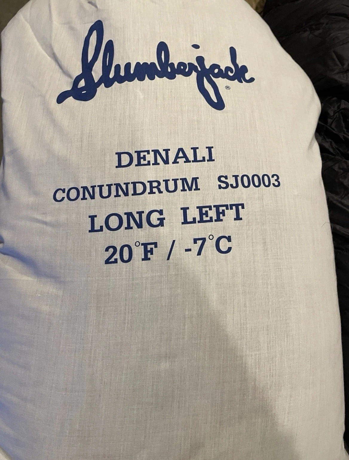 SLUMBERJACK Latitude 20 Men's MUMMY BAG Sleeping Bag Reg Left