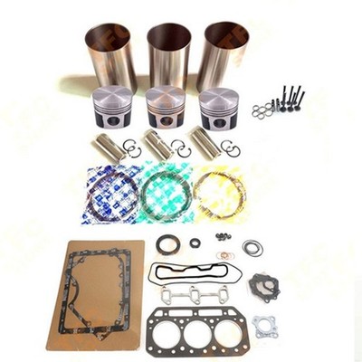 Overhaul Rebuild Kit For Yanmar 3T72LE-TBS John Deere Piston Rings Liner